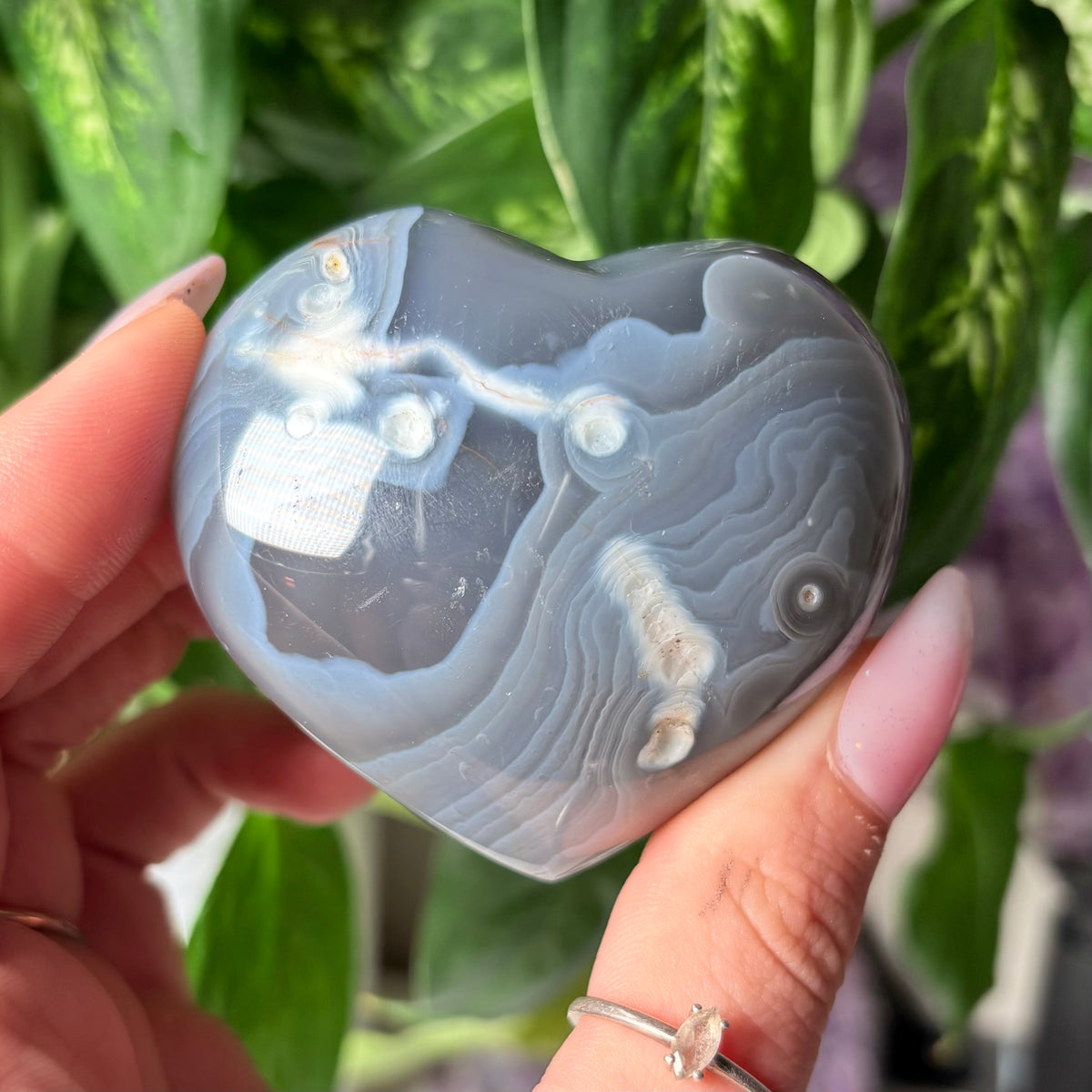 ORCA AGATE HEARTS