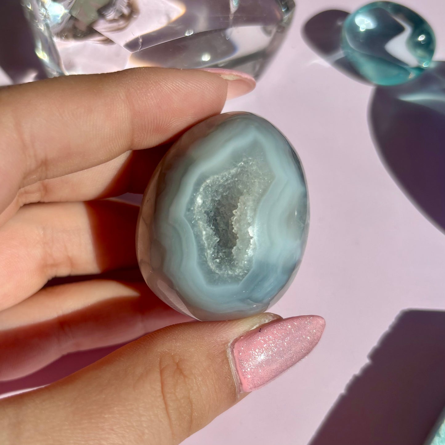 AGATE DRUZY EGGS