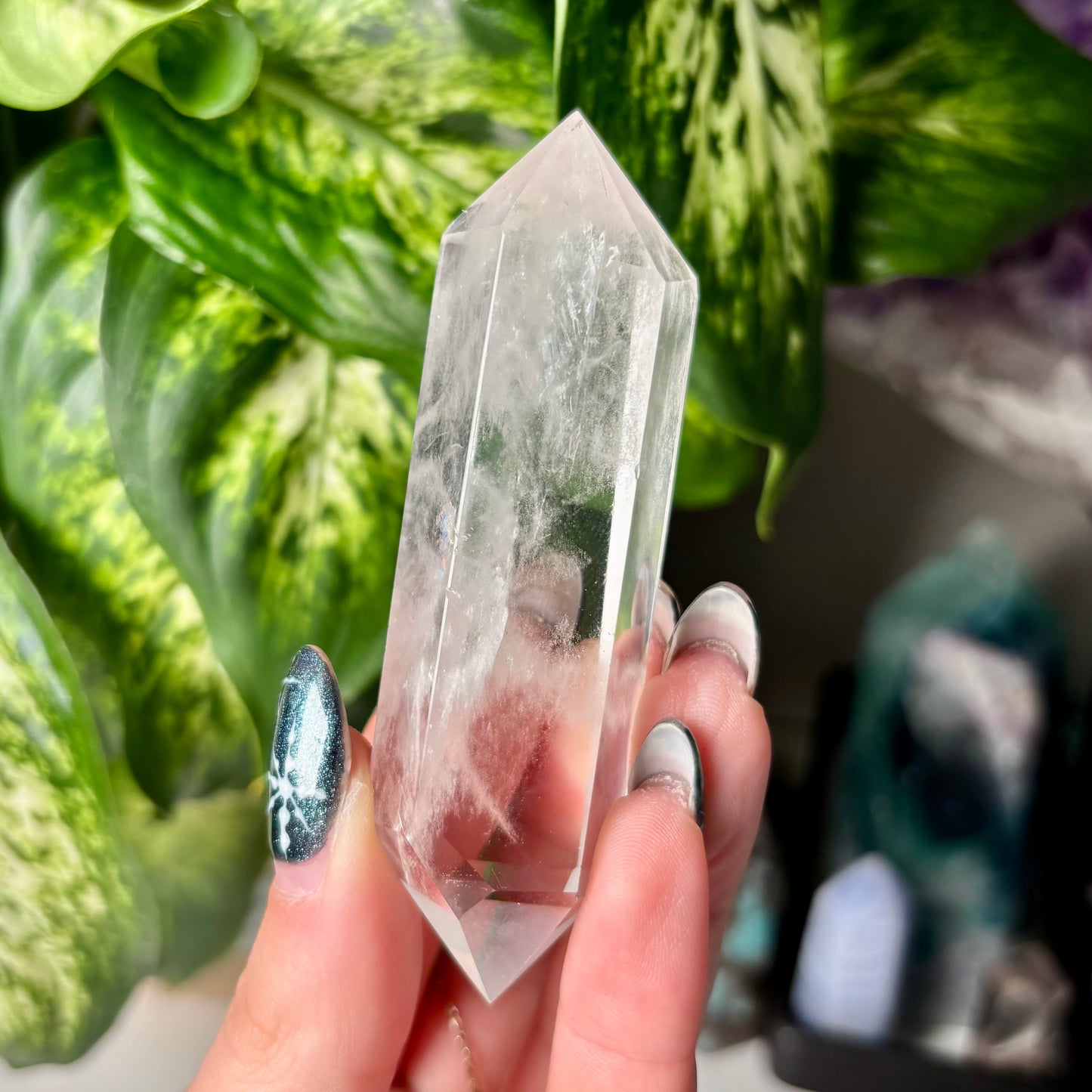 CLEAR QUARTZ DOUBLE TERMINATED POINTS