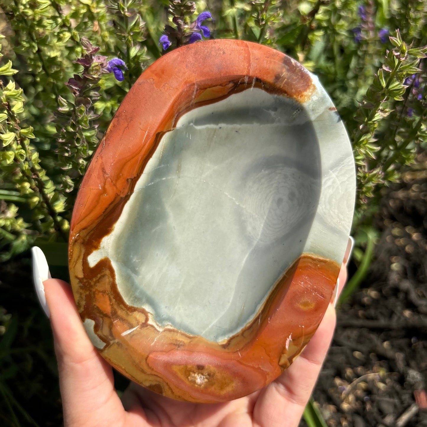 POLYCHROME JASPER BOWL