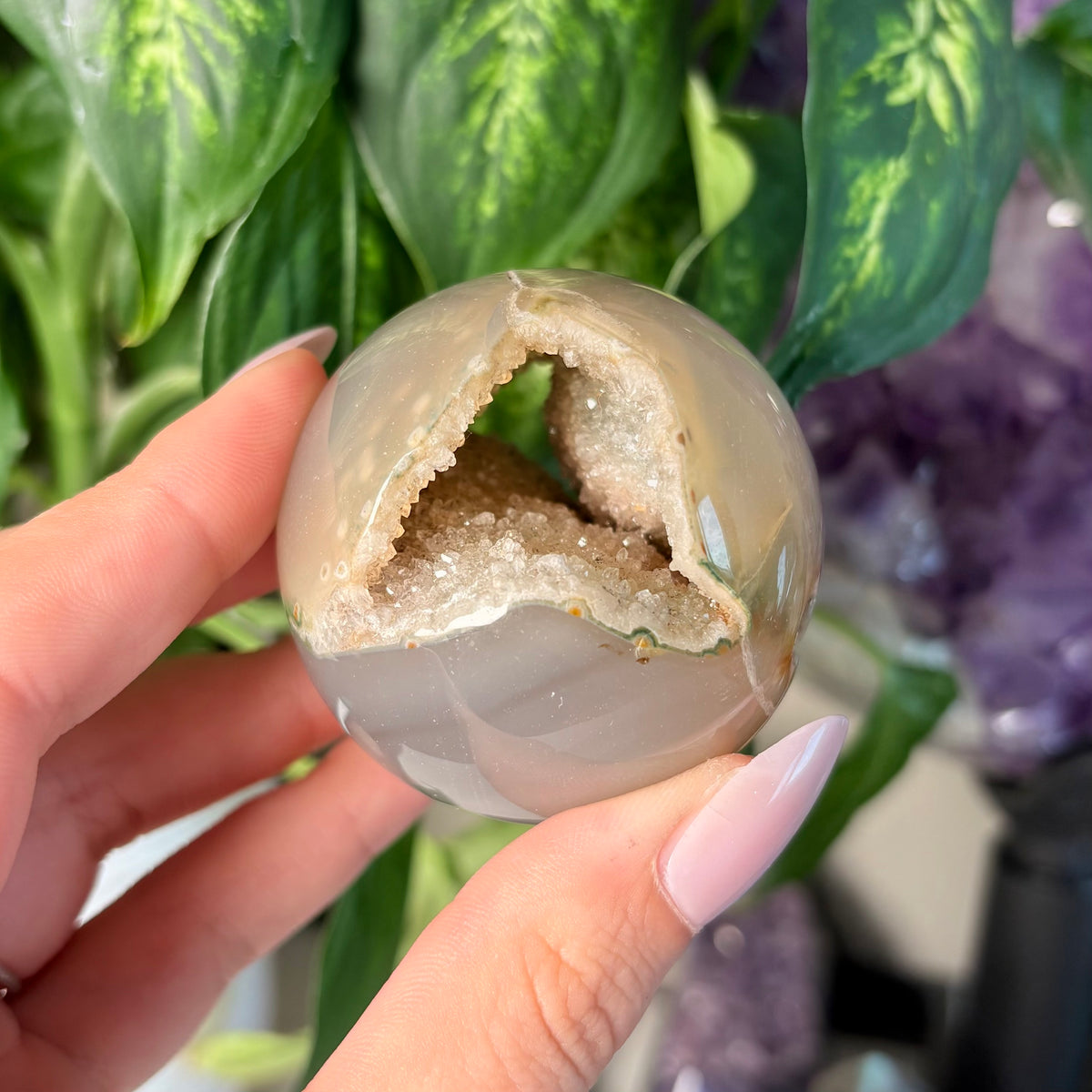 AGATE DRUZY SPHERES