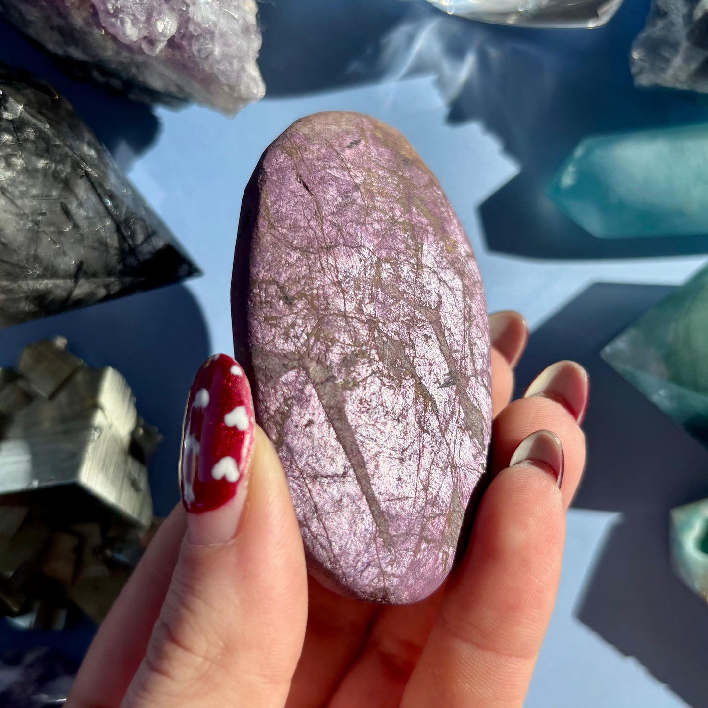 PURPURITE PALMSTONES