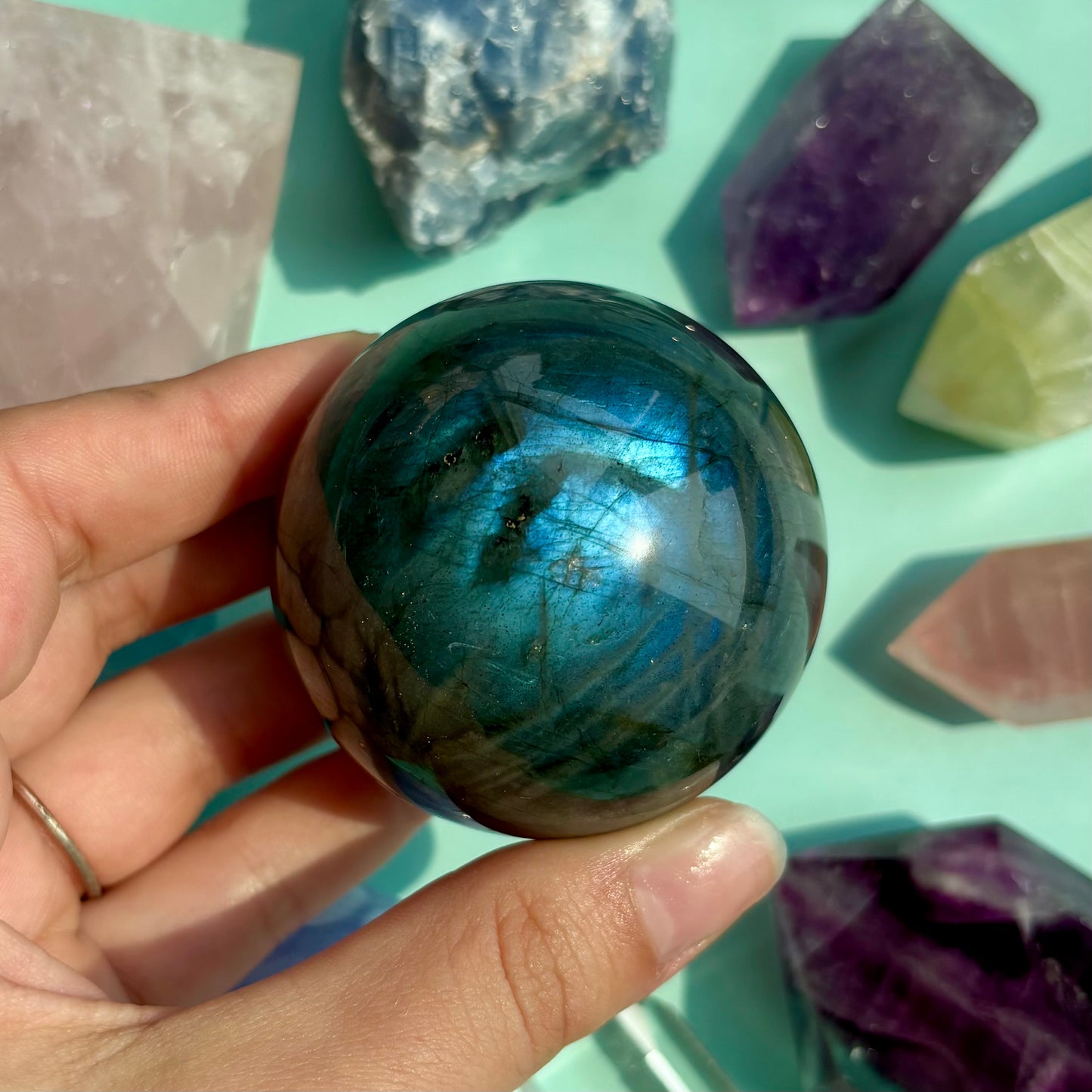 LABRADORITE SPHERES