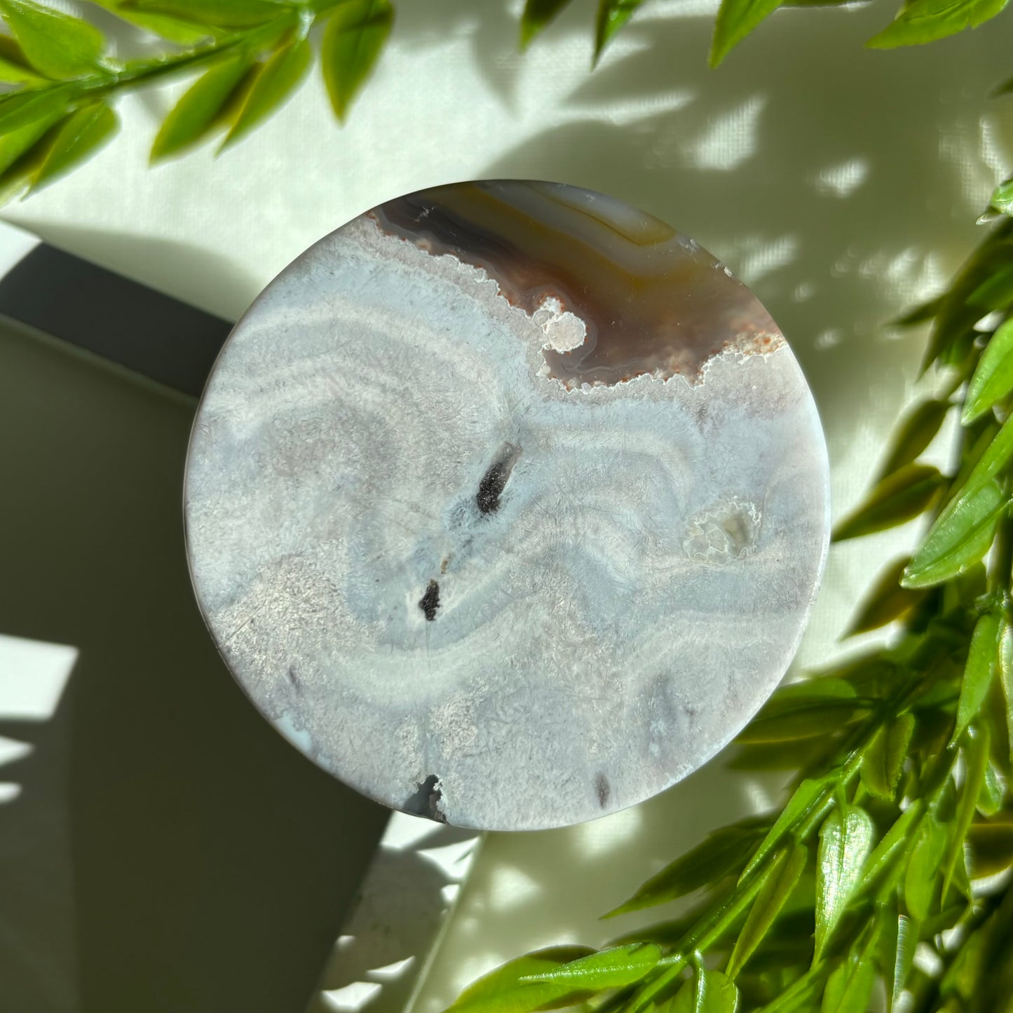 FLOWER AGATE DISCS