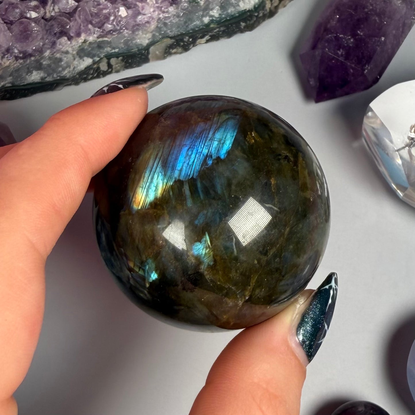 LABRADORITE SPHERES