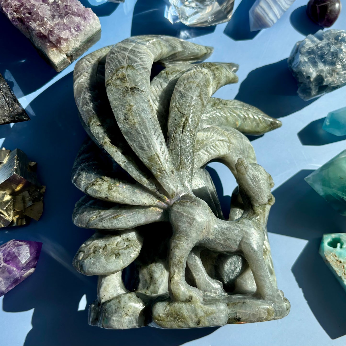 LABRADORITE 9 TAIL FOX - 333