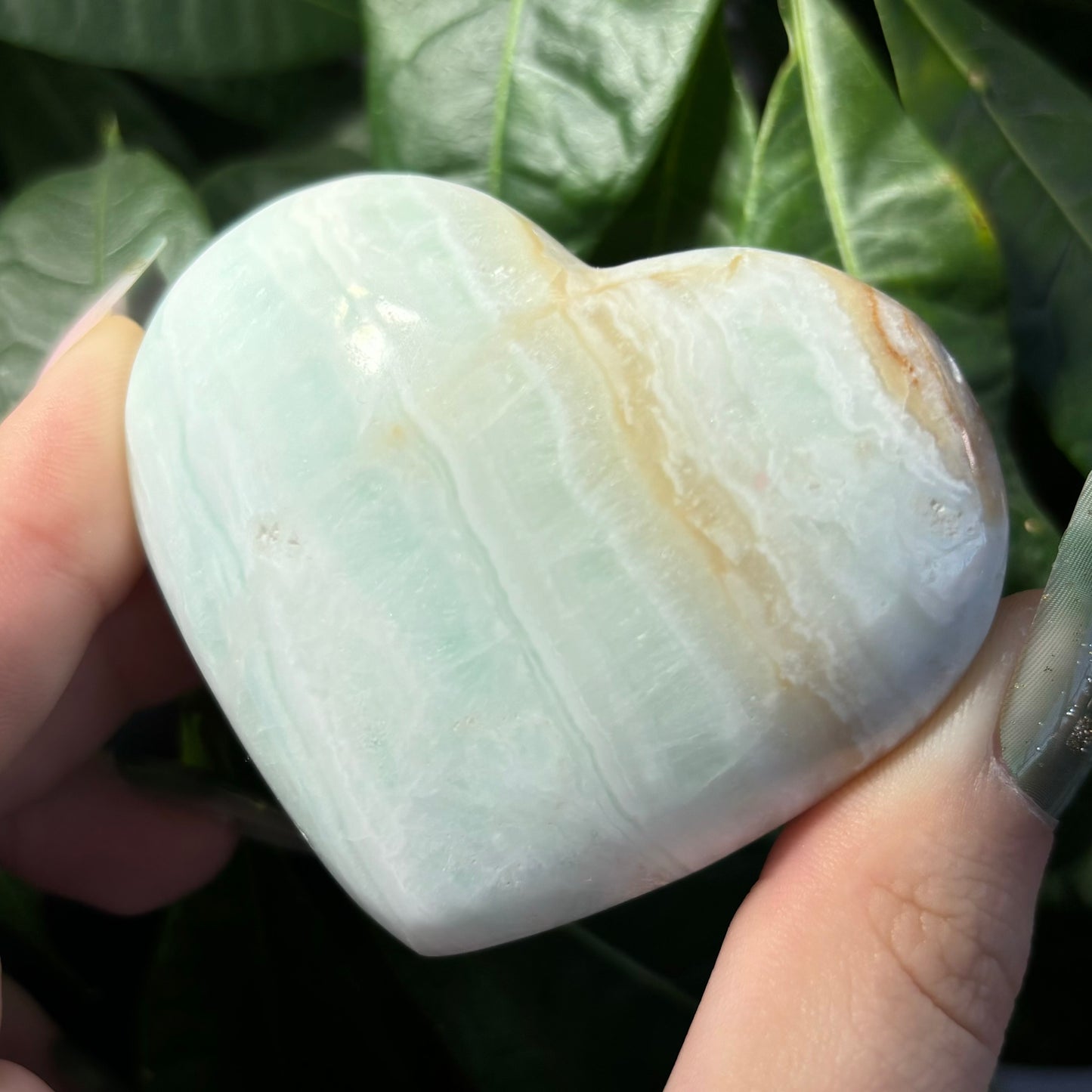 CARIBBEAN CALCITE HEART