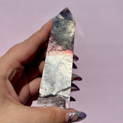 PURPLE MICA/LEPIDOLITE TOWERS