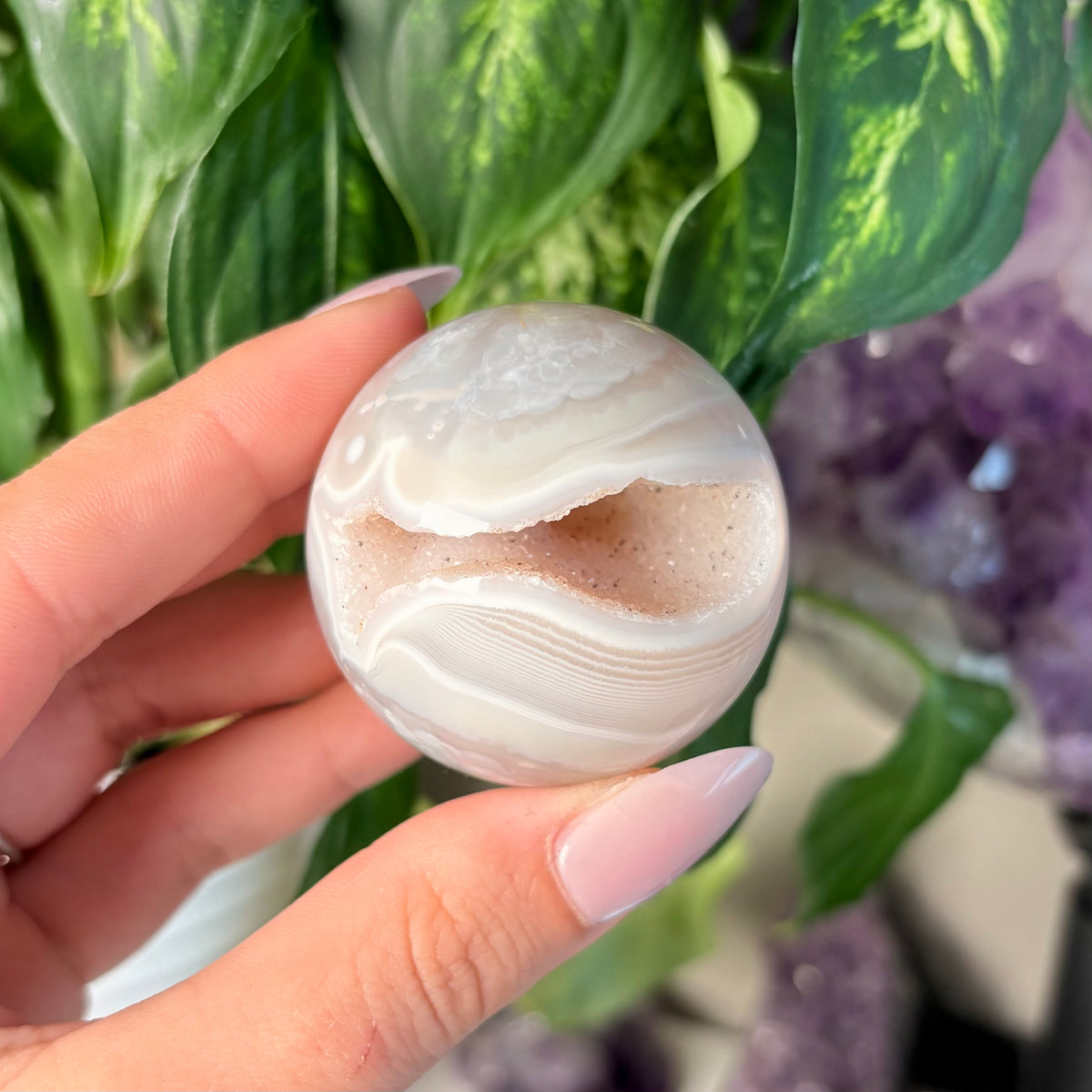 AGATE DRUZY SPHERES