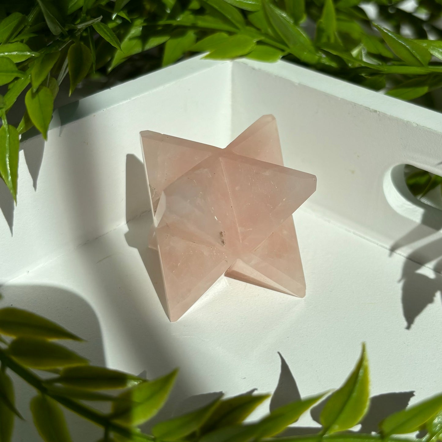 ROSE QUARTZ MERKABA