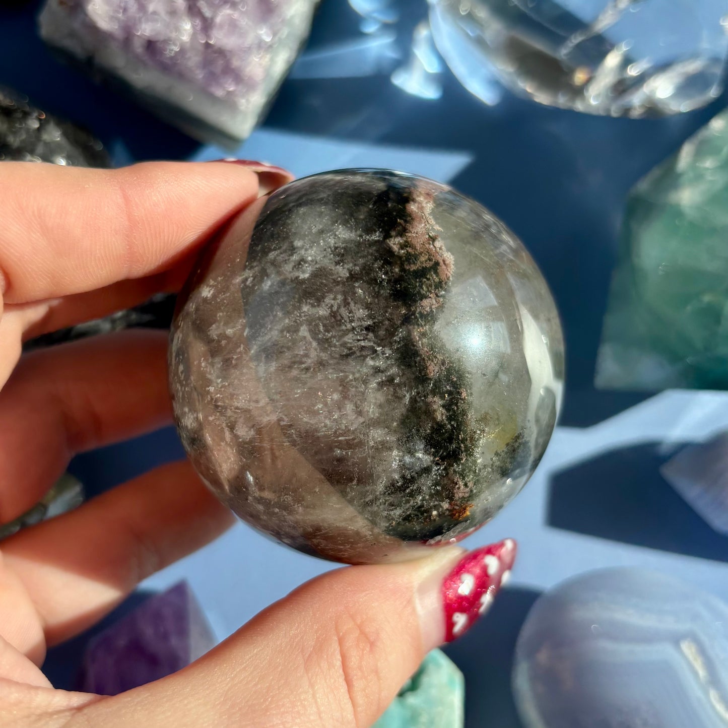 GARDEN QUARTZ SPHERES