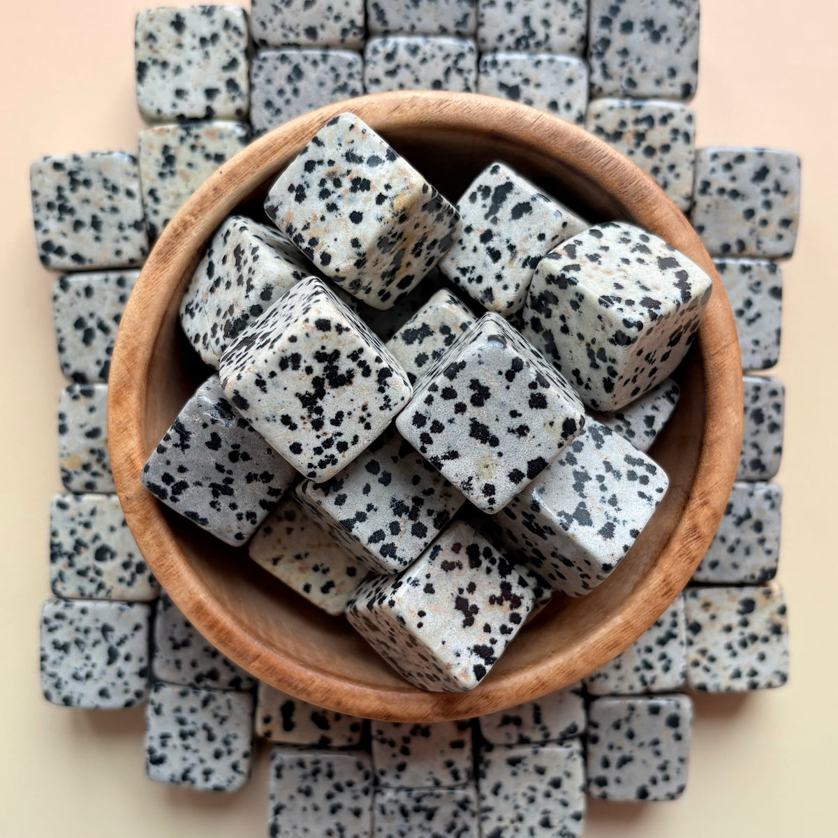 DALMATIAN JASPER CUBES