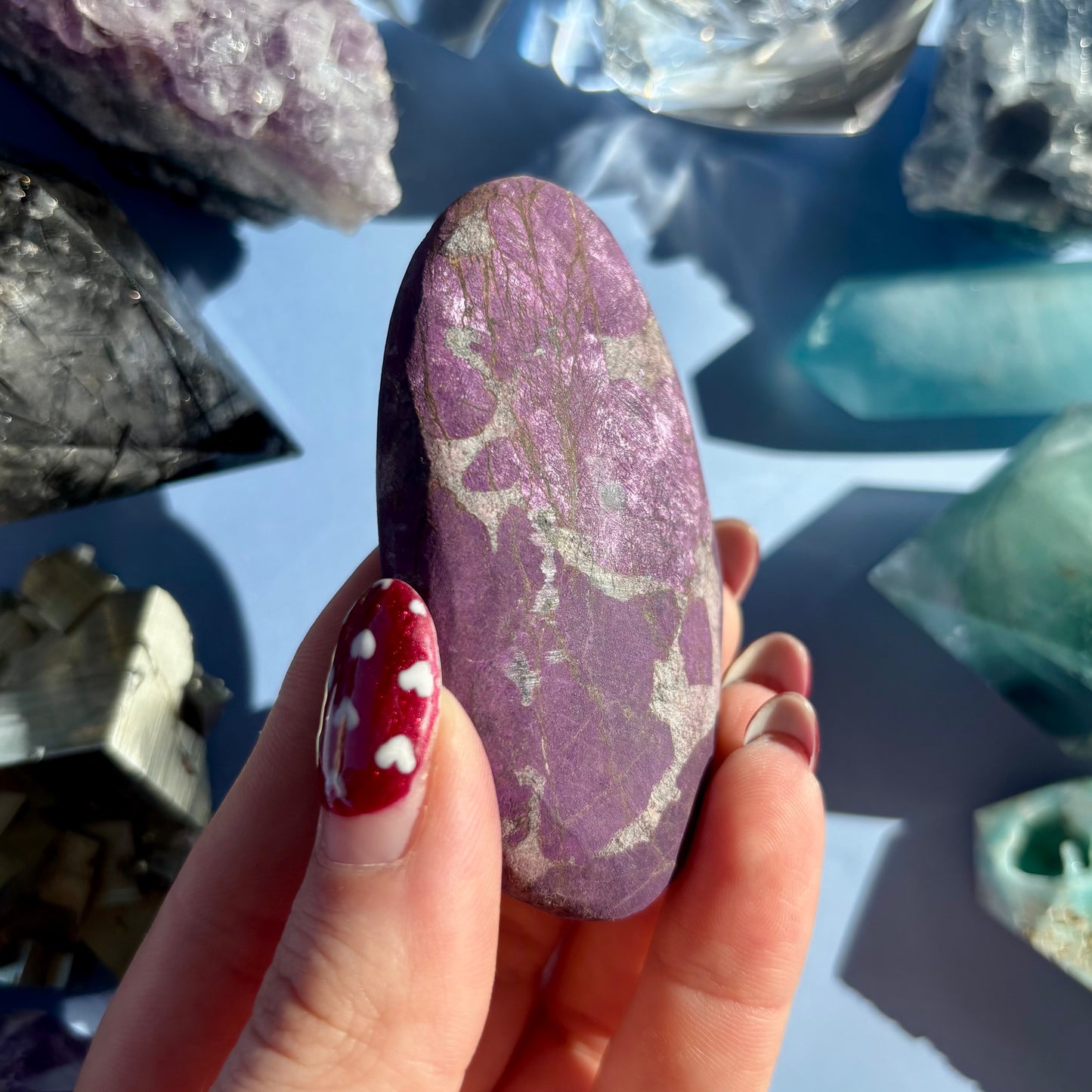 PURPURITE PALMSTONES