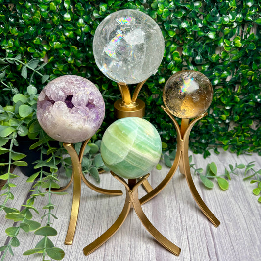 GOLDEN SPHERE STANDS