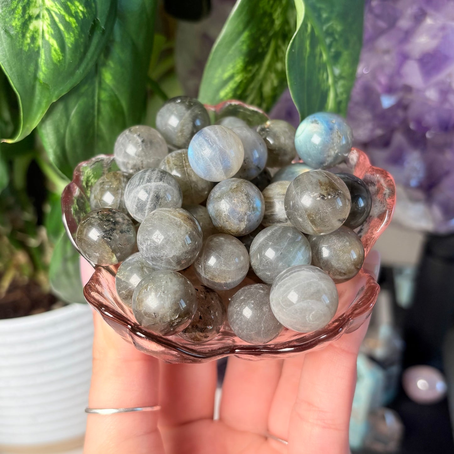 LABRADORITE SPHERE - MINI