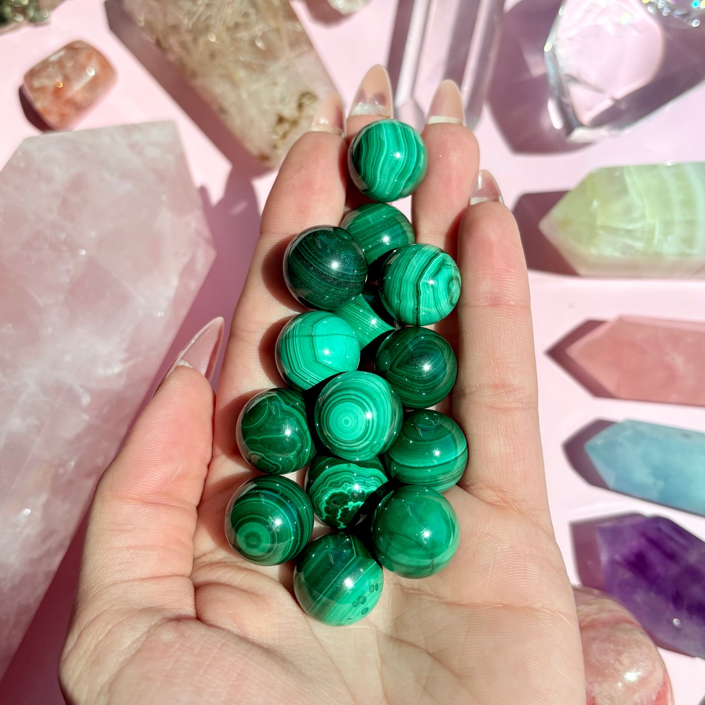MALACHITE SPHERES