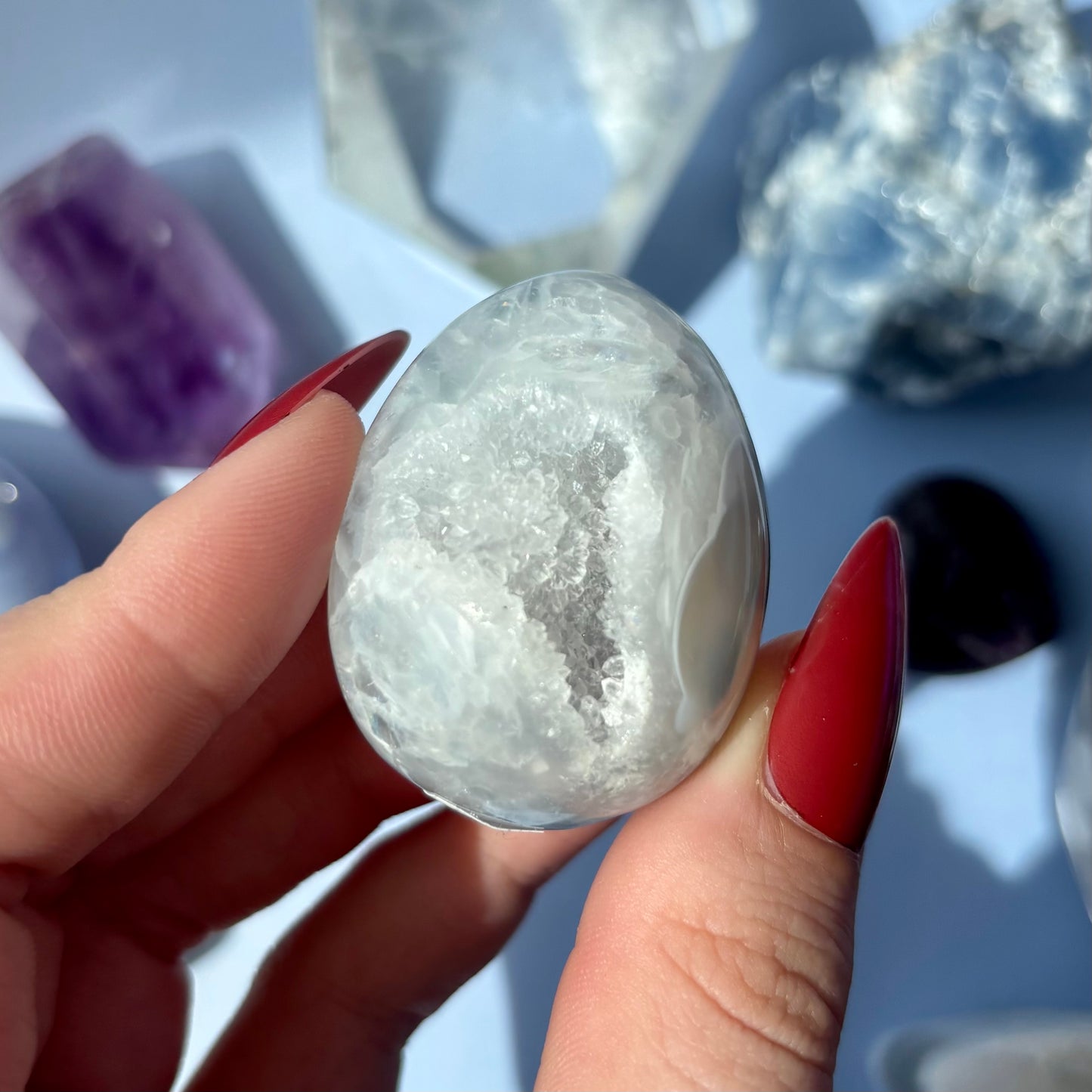 AGATE DRUZY EGGS