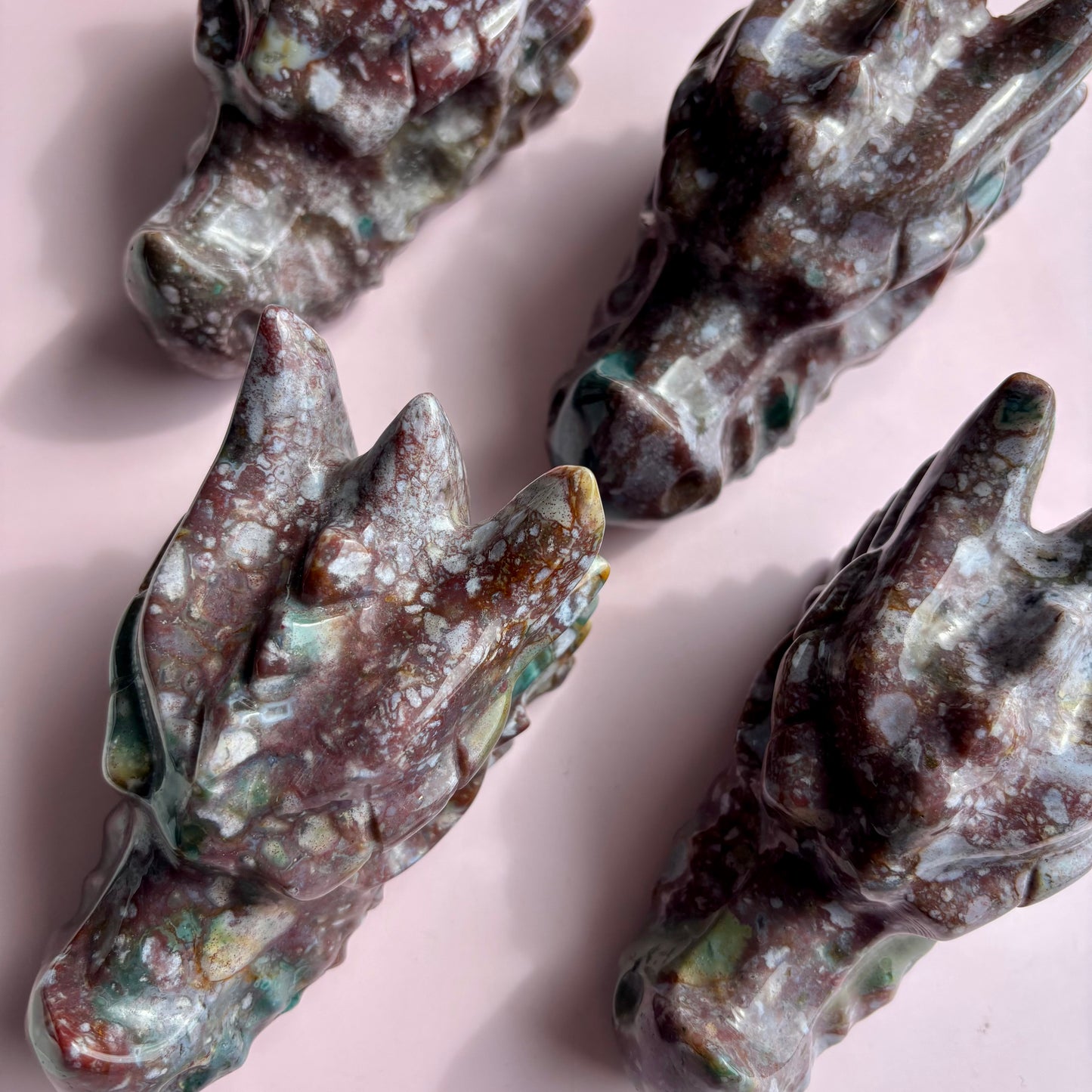 OCEAN JASPER DRAGON HEAD