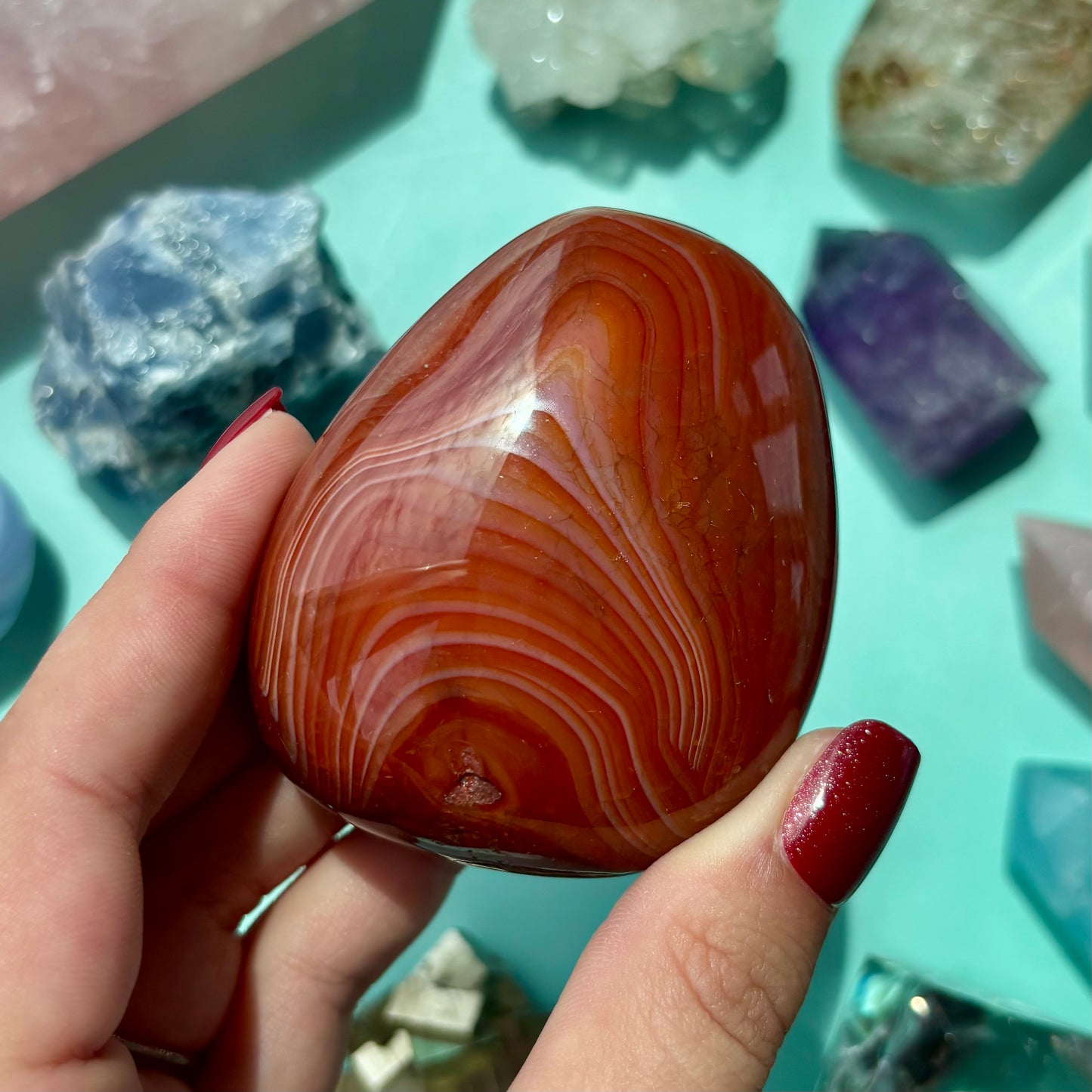 CARNELIAN PALMSTONES