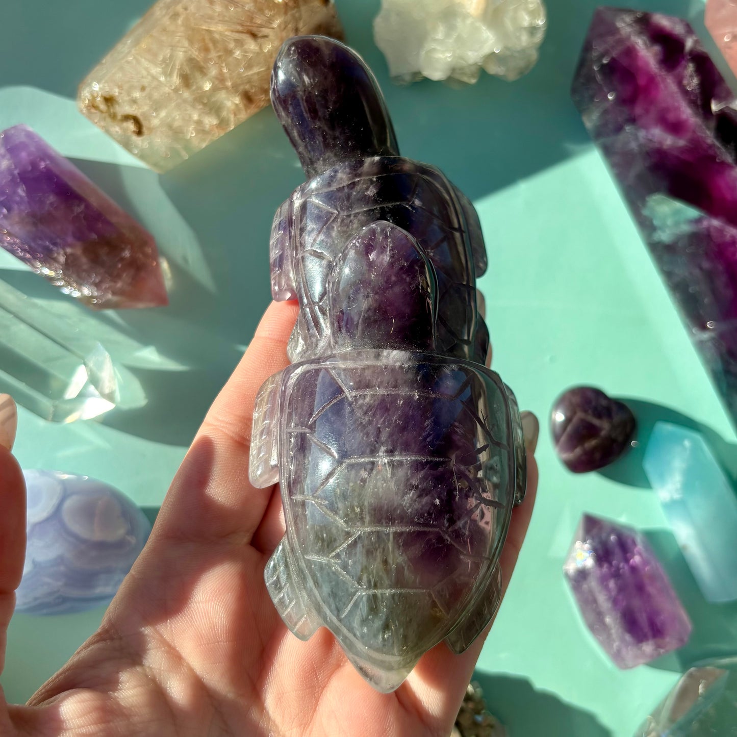 AMETHYST TURTLE PAIRS