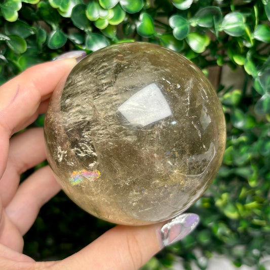 SMOKY CITRINE SPHERES