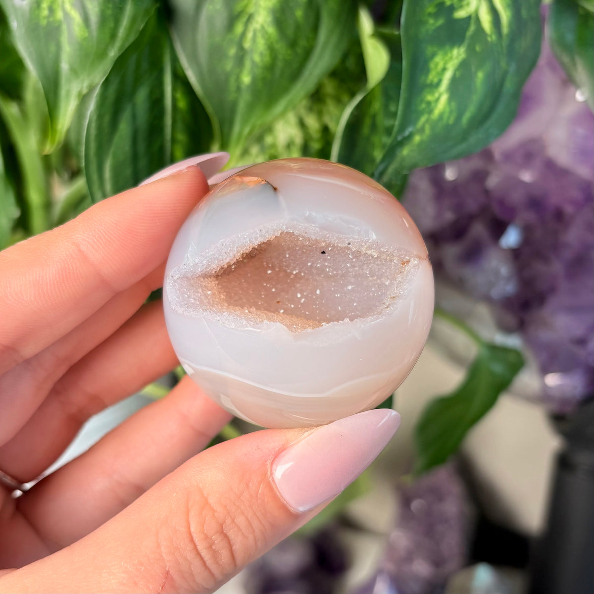 AGATE DRUZY SPHERES