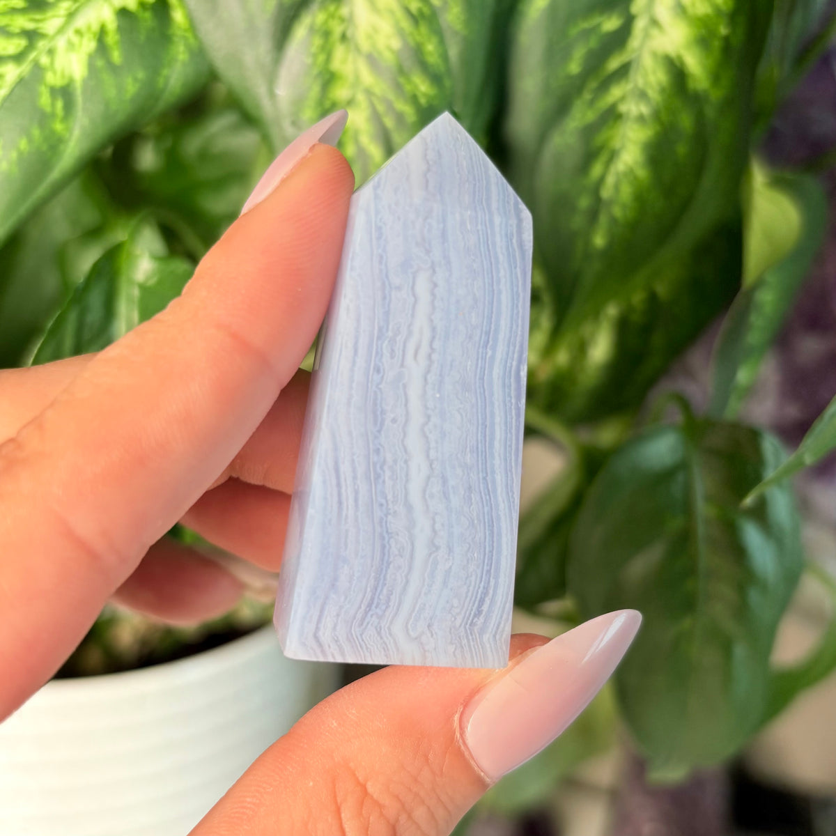 BLUE LACE AGATE TOWERS