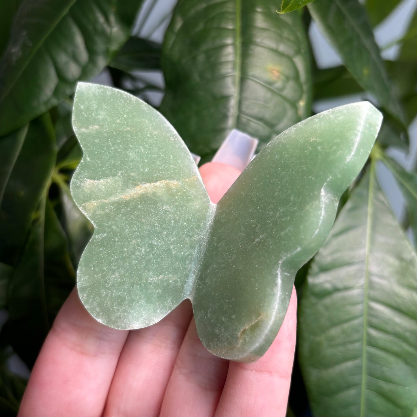 GREEN AVENTURINE 3D BUTTERFLY