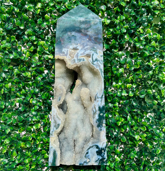 XL MOSS AGATE TOWER - 360