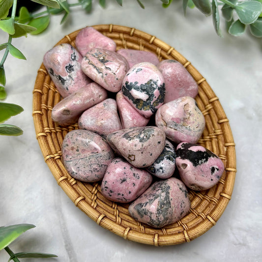 PERUVIAN RHODONITE TUMBLE