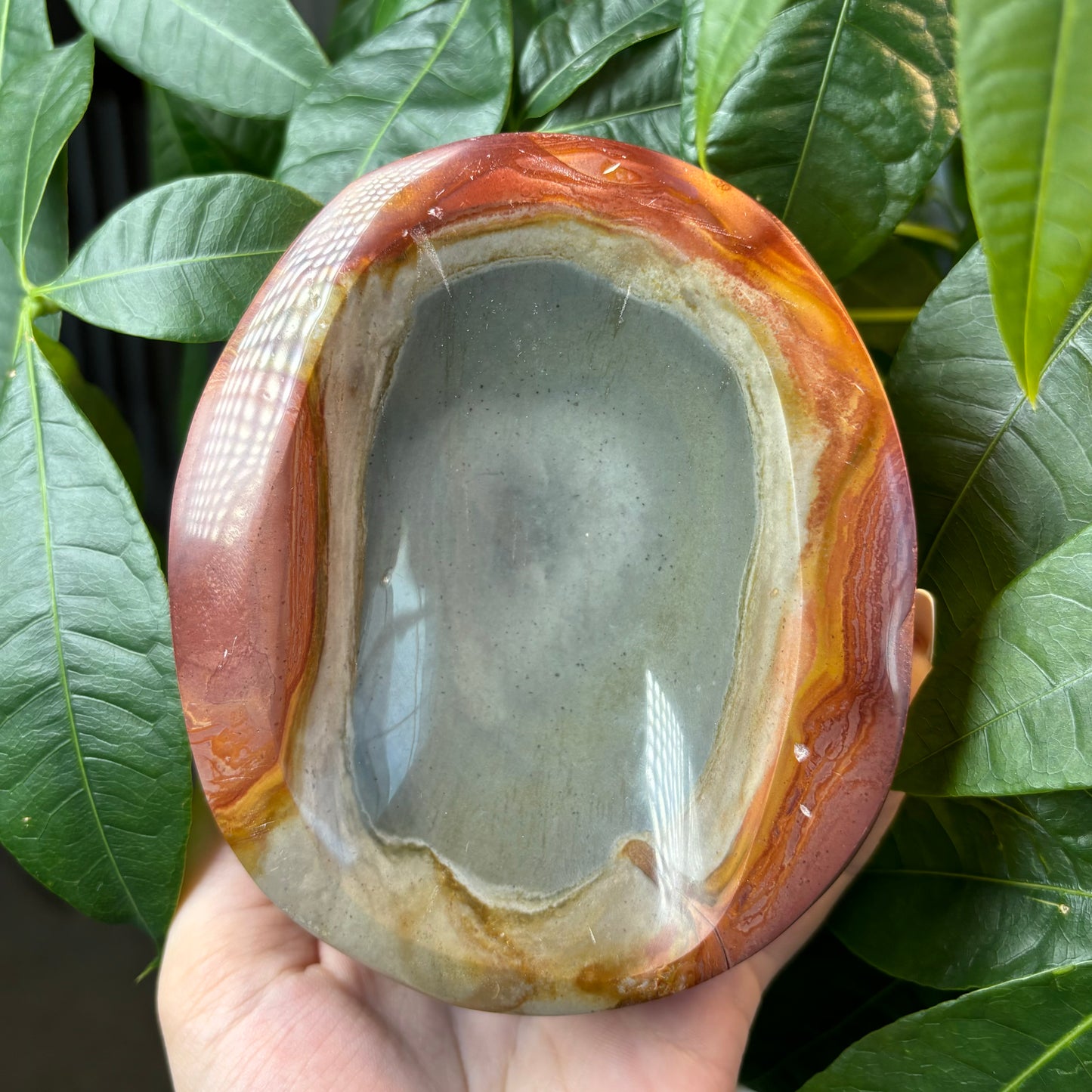 POLYCHROME JASPER BOWL