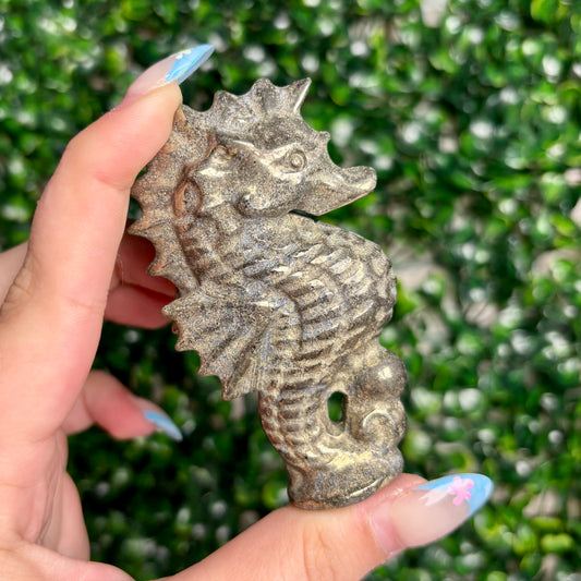 PYRITE SEAHORSE