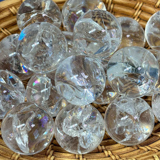 CLEAR QUARTZ SPHERE