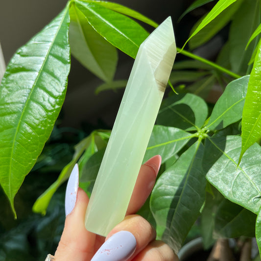 GREEN CALCITE TOWER✨